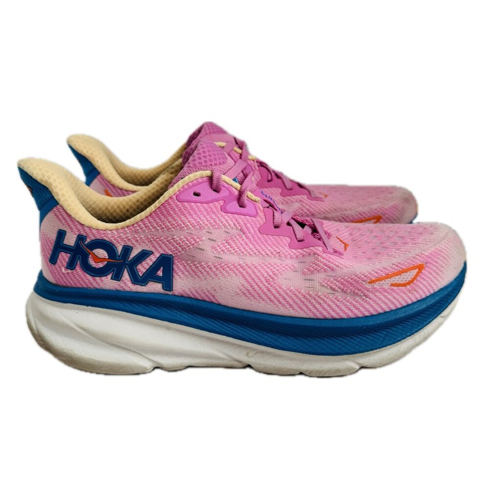 Hoka One One Pink Blue Orange Women's Athletic Shoes